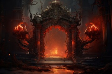 Infernal Portal to the Abyss, Generative AI