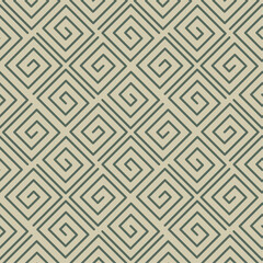 Abstract geometric square line seamless vector pattern. Contemporary, modern, texture. Repeat background print design.