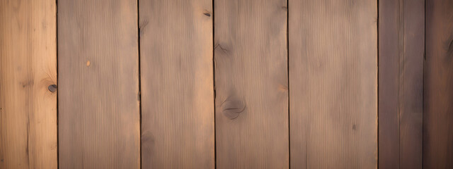 Grunge wood panels. Brown wood colored plank wall texture background. Empty brown wood table background. Mock up for your product display or montage. Generative AI