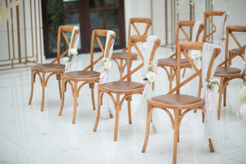 wedding chair decoration, event chair