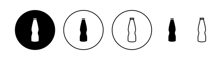 Bottle icon set for web and mobile app. bottle sign and symbol