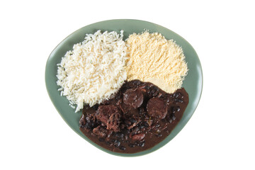 Feijoada. Brazilian traditional food dish. png transparent background