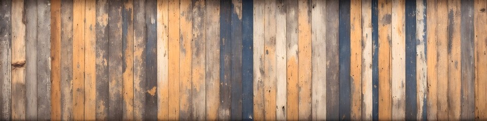 Rainbow wooden planks background. Colorful wooden texture. Rainbow wood texture. Wood plank background. Wooden rainbow banner. Generative AI