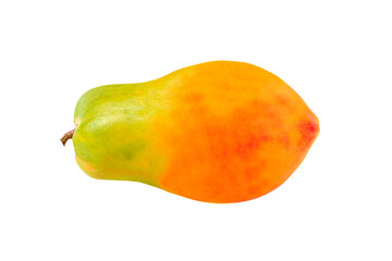   papaya  isolated on  transparent png