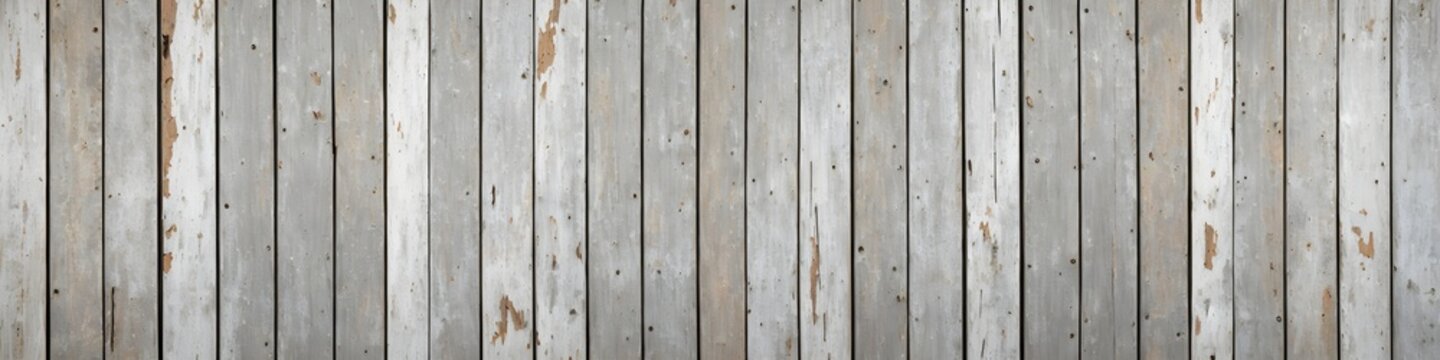 Old dark gray wood wall for wood background and texture. An old weathered wooden wall with a white paint striped pattern creates a rustic backdrop for your next design project. Generative AI