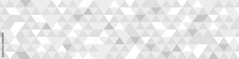Poster abstract geometric triangle pattern. white and gray background. modern vector illustration.