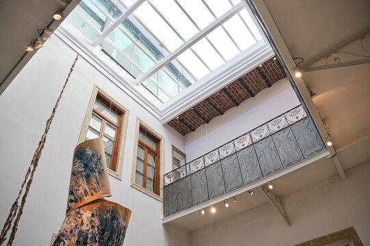Interior of the Cassara Building, architecture in Buenos Aires, Argentina
