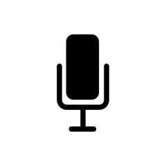 Web design icon. Voice vector icon, Microphone vector icon illustration, Record. Microphone - recording Studio Symbol. Retro microphone icon.eps