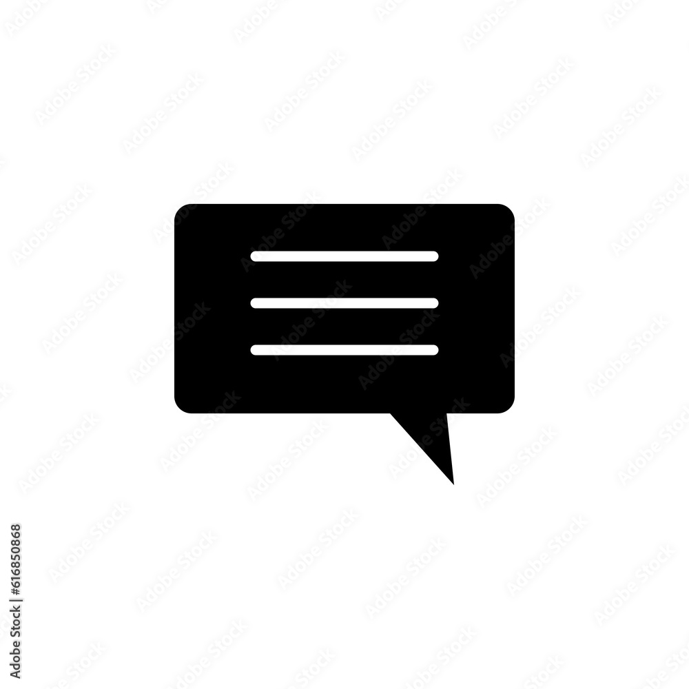 Poster chat icon symbol illustration, voice speech bubble vector icon. messages icon. communicate symbol..e