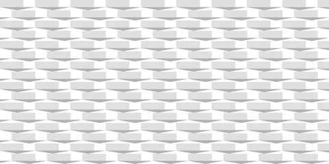 Abstract white background with geometric shapes pattern. Folds of white paper. Modern light brochure. Vector EPS 10