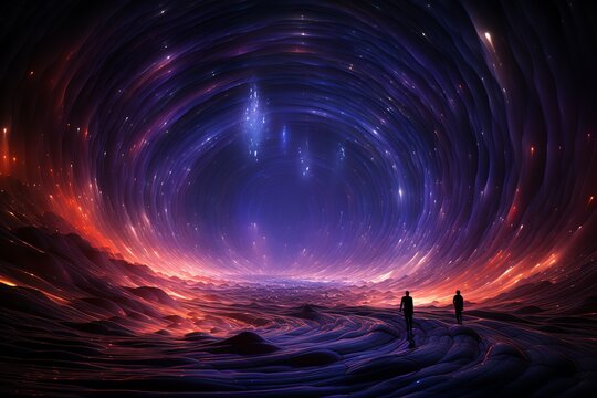 Temporal ripples materialized background wallpaper