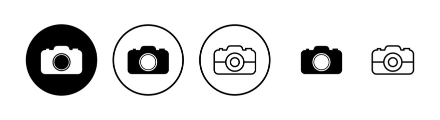 Camera Icons set. Camera symbol. Camera vector icon