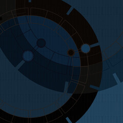 Abstract dark technology background for design.
