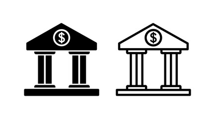 Bank icon vector. bank icon symbol