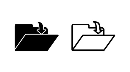 Obraz premium Archive icon vector. archive storage icon vector. folders icon.