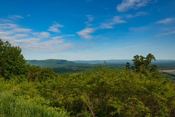 Fototapeta na wymiar Shenandoah valley overlook on Skyline Dr