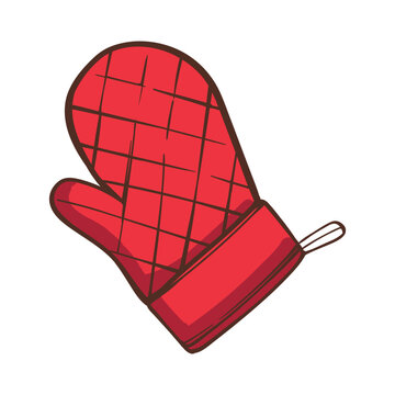 recommend clip art: Oven glove icon. Cartoon illustration of oven glove vector icon for web design