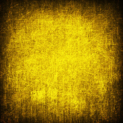 Yellow grunge wall for texture background