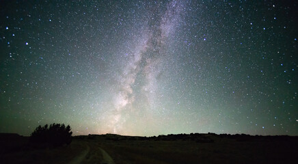 Desert night sky 