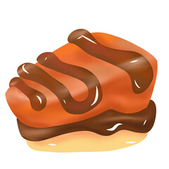 Dark Chocolate Soft Face Cake