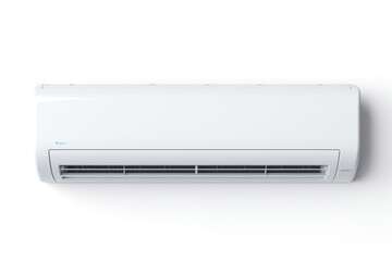 Air conditioner unit, isolated on a white background