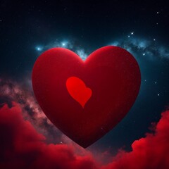 heart in the night sky, Generative Ai