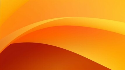 Minimal geometric background. Orange element with fluid gradient. Dynamic shape composition v5