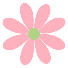Flower in pink petals 