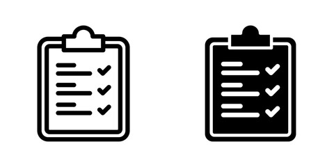 Checklist icon. sign for mobile concept and web design. vector illustration - obrazy, fototapety, plakaty