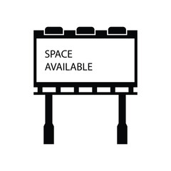 Obraz premium Street Billboard icon design, multipurpose banner template for posting photos and text. isolated on white background