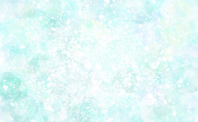 眩しい光の中、氷の中、水しぶきの背景