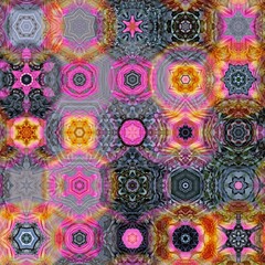 Abstract floral pattern background in pink