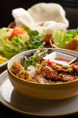menu on table