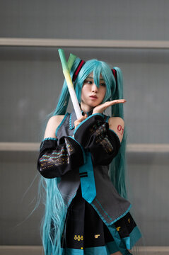 Tokyo Japan April 30 2023 : Niconico chokaigi even costplay anime 