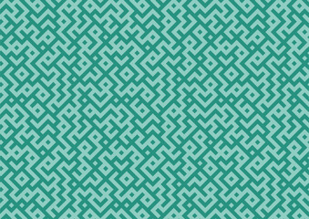 abstract green background with random maze pattern