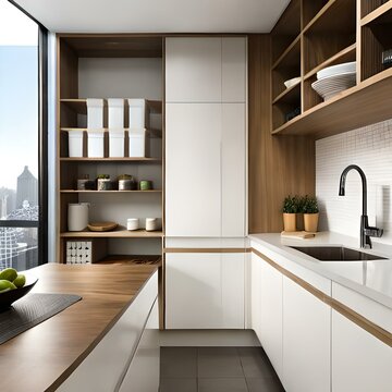 Modern Open Pantry Kitchen