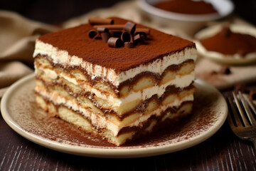 chocolate cake on a plate