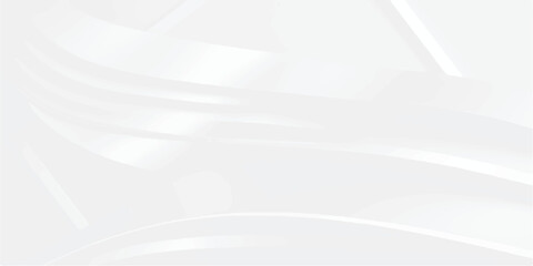 abstract white banner background and line. White gray satin texture that is white silver fabric silk panorama background with beautiful soft blur pattern natural.