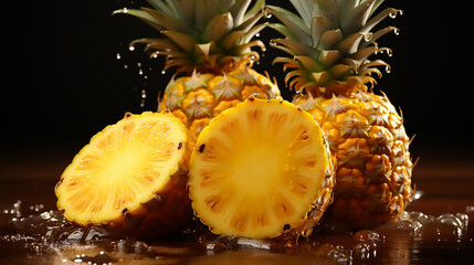 pineapple split, UHD, 8k