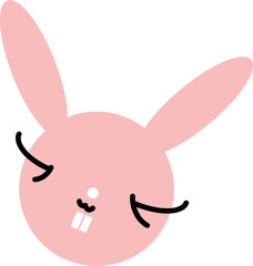 pink cute rabbit