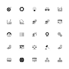 SEO Duotone 2d Icon. Editable stroke. Pixel Perfect at 32x32