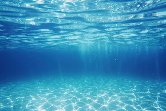 Blue and surface underwater background