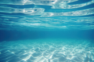 Blue and surface underwater background