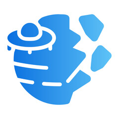 invasion gradient icon