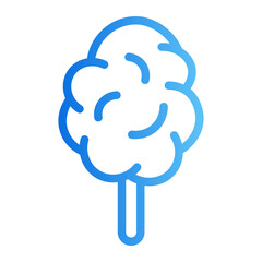 cotton candy gradient icon