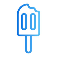 ice cream gradient icon