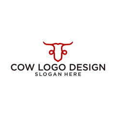 cow logo design