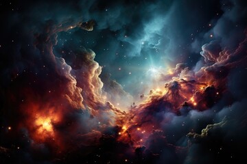 Obraz na płótnie Canvas Explorando o Cosmos em 2077: Uma Expedição de Tirar o Fôlego entre o Belo e o Terrível - Generative AI 8