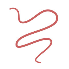 Orange Abstract Graffiti