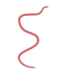 Orange Abstract Graffiti